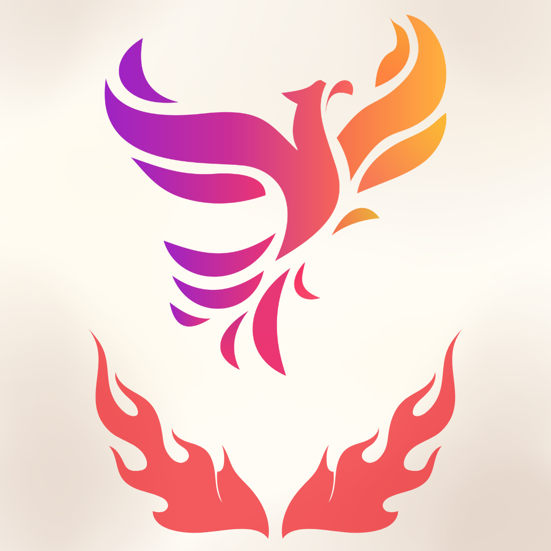 The image is of a mythological phoenix rising from the flames. The image is of a mythological phoenix rising from the flames.